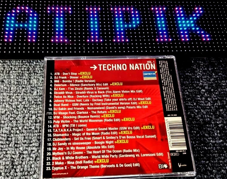 🚦 Cd Techno Nation Vol.1 - Atb Delerium Contact Fm 🔥 – photo 2